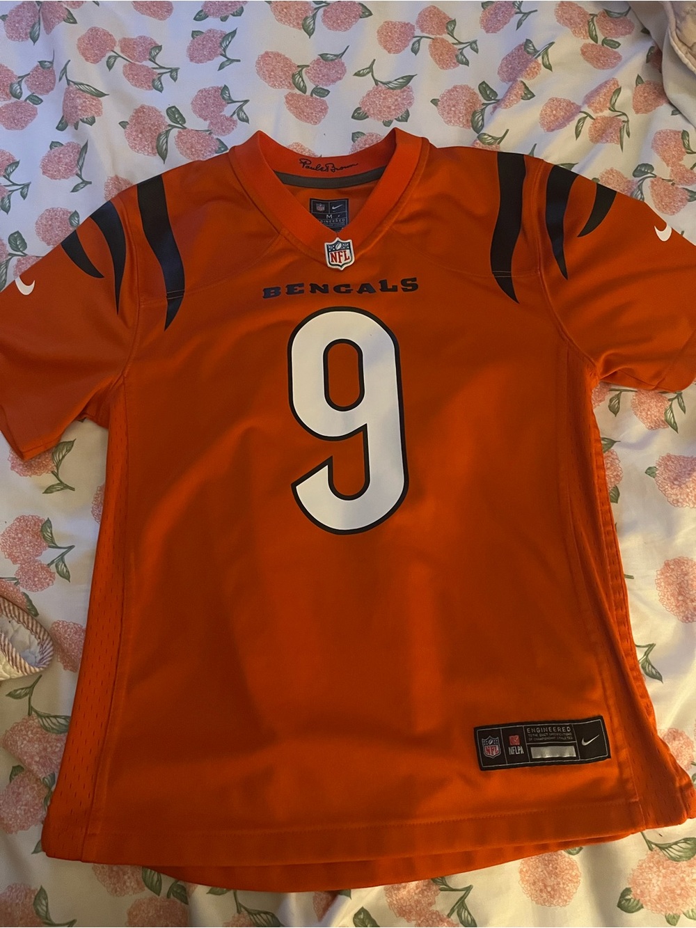 Nike Orange Cincinnati Bengals #9 Youth Jersey